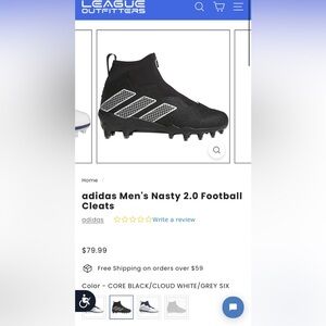 Men’s football cleats